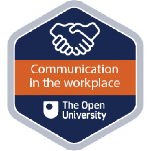 Effective communication in the workplace badge